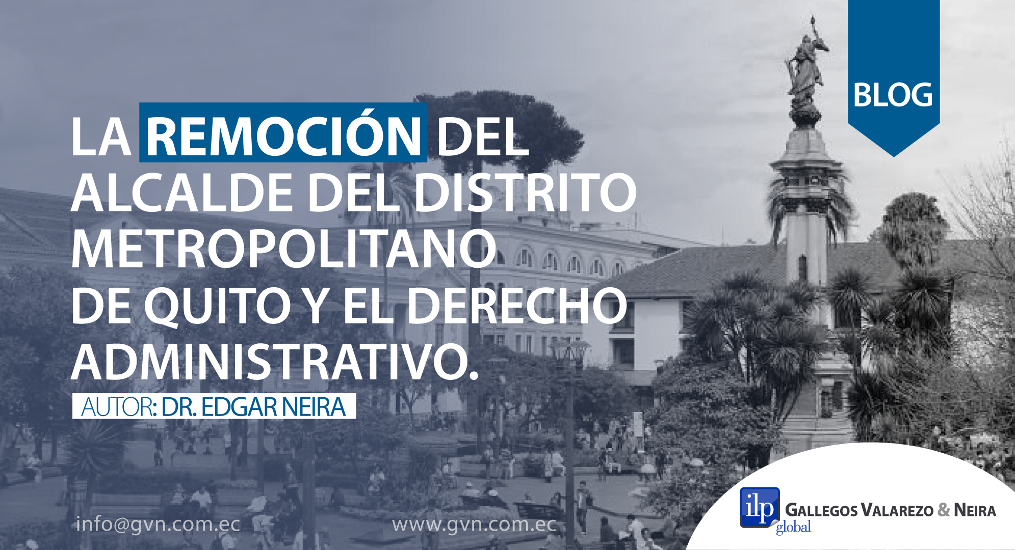 La remoción del alcalde del Distrito Metropolitano de Quito y el